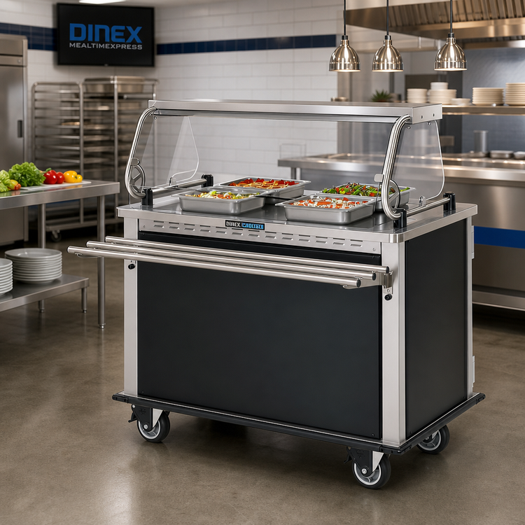 Product image #2 for Dinex MealtimeXpress DXCMTXHH Mobile Heated Delivery Cart