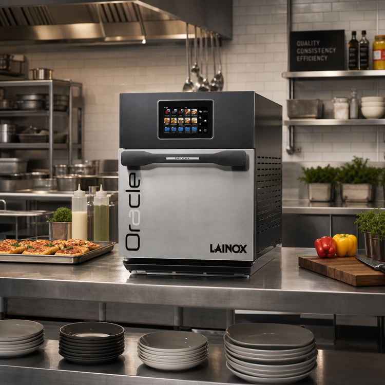 Product image #2 for Lainox Oracle Combi Wave Countertop High-Speed Oven, 0.61 Cu. Ft., Touchscreen