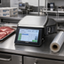 Thumbnail image #2 for Hobart Weigh/Wrap HTS-LS Digital Price Computing Service Scale for Hand Wrap Stations, 30 lb Dual Range, 10.1-Inch Touch Screen