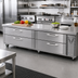 Thumbnail image #2 for Victory Refrigeration CBR96HC 96-Inch Two-Section Chef Base Refrigerator with 4 Drawers