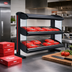 Thumbnail image #2 for Hatco Spot On 46-Inch Horizontal Dual Shelf Heated Zone Merchandiser Warmer