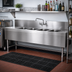 Thumbnail image #2 for Eagle Group Spec-Bar Four-Compartment Underbar Sink Unit, 66 Inch Wide x 19 Inch Deep, Right Drainboard