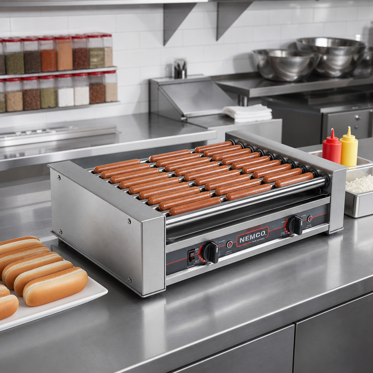 Product image #2 for Roll-A-Grill 10-Roller Hot Dog Grill, 36-Hot-Dog Capacity