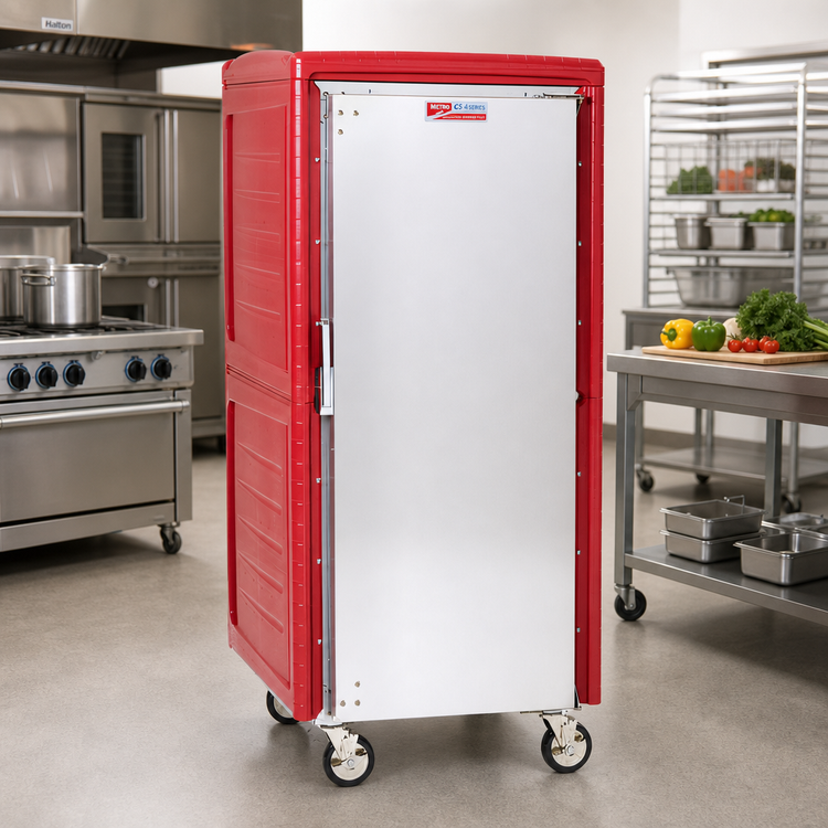 Product image #2 for Metro C5 4 Series Full Height Mobile Insulated Transport Cabinet with Insulation Armour Plus and Universal Wire Slides