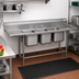 Thumbnail image #2 for Advance Tabco Regaline Three-Compartment Sink with Left and Right-Hand Drainboards, 24