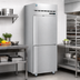 Thumbnail image #2 for Hoshizaki Steelheart One-Section Reach-In Refrigerator, Dual Half-Height Solid Doors, 23.1 Cu. Ft., Stainless Steel, Top-Mounted Self-Contained Refrigeration