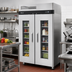 Thumbnail image #2 for Turbo Air M3 Series Two-Section Reach-In Refrigerator with Glass-Window Doors, 44.7 Cu. Ft., Top Mount