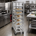 Thumbnail image #2 for Channel Lifetime Tough AXDUPR8 Extra Heavy-Duty Universal Platter Rack Cart, 8 Shelves, End Load, Aluminum
