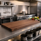 Thumbnail image #2 for John Boos Boos Block WALKCT2-8427-V American Black Walnut Edge-Grain Kitchen Countertop, 84 x 27 x 2-1/4 Inches, Varnique Finish