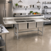 Thumbnail image #2 for Eagle Group S16 Series 2-Compartment Stainless Steel Sink with Right-Hand Drainboard, 67-1/2-Inch Wide