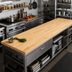 Thumbnail image #2 for John Boos Boos Block Northern Hard Rock Maple Kitchen Countertop, 132 x 30 x 1-1/2 Inch, Penetrating Oil Finish