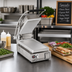 Thumbnail image #2 for Pro-Max 2.0 7.5-Inch x 14.2-Inch Smooth Aluminum Countertop Sandwich Grill / Panini Press