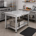 Thumbnail image #2 for John Boos ADA Adjustable Height Stainless Steel Work Table with Undershelf, 48 x 30 Inches