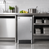 Thumbnail image #3 for Summit Commercial 15-Inch Outdoor/Indoor Undercounter Clear Cube Ice Maker with 50 lb Daily Production and 25 lb Bin