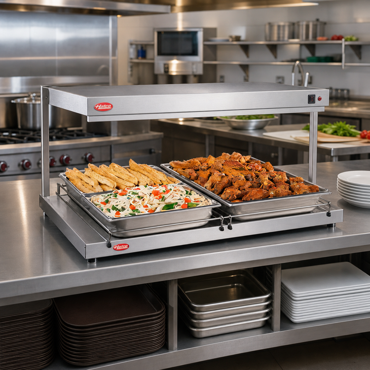 Product image #2 for Hatco Glo-Ray® GRS-30-H Freestanding Heated Shelf, 30 Inch W x 17-1/2 Inch D