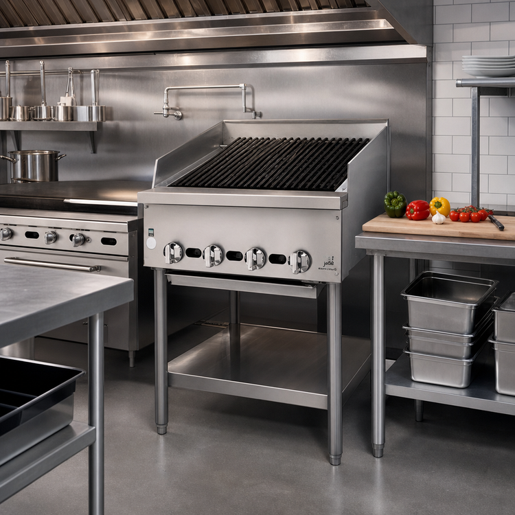 Product image #2 for Jade Range Supreme JB-42-F 42" Gas Floor Model Radiant Charbroiler