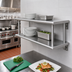 Thumbnail image #2 for Advance Tabco Double-Tier Pass-Thru Shelf, 48 x 24 Inch, Wall Mounted Stainless Steel