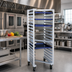Thumbnail image #2 for Panco Full-Height 20-Pan Mobile Z-Type Nesting Sheet Pan Rack, Aluminum