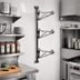Thumbnail image #2 for Eagle Group Adjustable Post Wire Wall Mount Mid Unit for 21-Inch Deep Shelves, Stainless Steel, 54-Inch Post