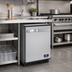 Thumbnail image #3 for Manitowoc Undercounter Air-Cooled Cube Ice Machine with 25 lb Storage Bin