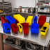 Thumbnail image #2 for Quantum Economy Nesting Shelf Bin, 11.13 Inch W x 23.63 Inch L x 6 Inch H, Polypropylene