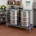 Thumbnail image #2 for Quantum Modular Wire Dunnage Rack, 36 x 18 x 34 Inches, Gray Epoxy Antimicrobial Finish
