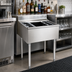 Thumbnail image #2 for Eagle Group 1800 Series Modular Underbar Cocktail Unit Bar Ice Bin, 24W x 20D x 33-1/2H, 63 lb Capacity