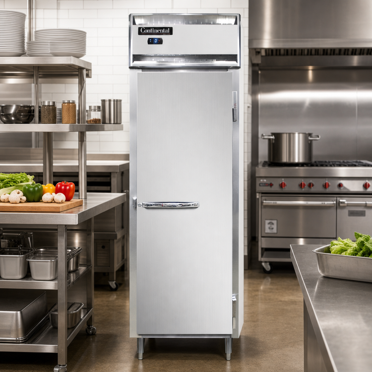 Product image #2 for Continental Refrigerator D1FSNSA One-Section Shallow Depth Reach-In Freezer
