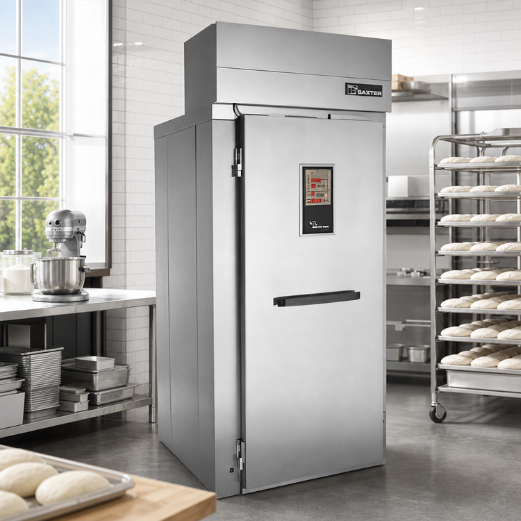 Product image #2 for Baxter RPW1S Single Wide Roll-In Retarder/Proofer Cabinet, 80.5-Inch Interior Depth, Remote R448A Refrigeration, Electric Heat
