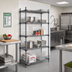 Thumbnail image #2 for Eagle Valu-Master Quad-Adjust 4-Tier Stationary Wire Shelving Starter Unit, 36