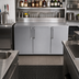 Thumbnail image #2 for Krowne BD72 Three-Section Back Bar Dry Storage Cabinet, 72 Inch W x 24 Inch D