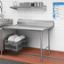Thumbnail image #2 for Eagle Group Straight Clean Dish Table, Right-to-Left, 36 x 30 x 43-1/2 Inches, 16/430 Stainless Steel