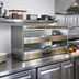Thumbnail image #2 for BKI 2TSM-2624L Countertop Pass-Through Sandwich Warmer with Two Slanted Shelves, Left Cord
