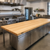 Thumbnail image #2 for John Boos Boos Block 120 Inch x 36 Inch x 1-1/2 Inch Edge Grain Maple Kitchen Countertop, Oil Finish