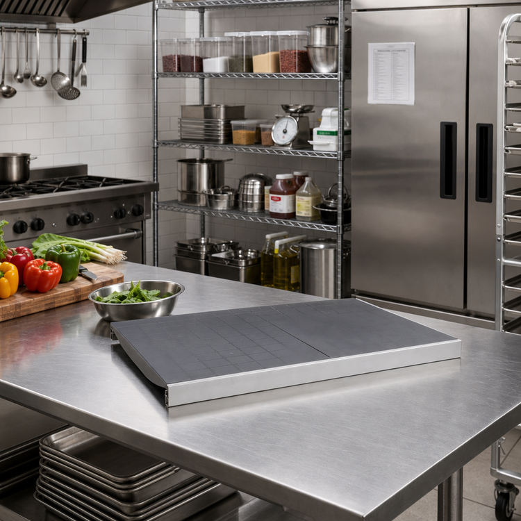 Product image #2 for Fermostock 47"W x 22"D Horizontal Polymer Shelf with Removable Solid Inserts