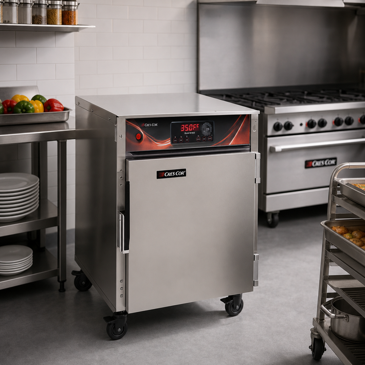 Product image #2 for Cres Cor Roast-N-Hold Mobile Undercounter Cook And Hold Convection Oven, 5-Pan, 120V