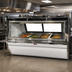 Thumbnail image #2 for Howard-McCray 72-Inch 4-Well Full-Service Hot Food Case with Slanted Glass Front