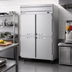 Thumbnail image #2 for Beverage-Air Horizon Series Two-Section Top-Mount Reach-In Refrigerator with Four Half-Solid Doors
