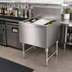 Thumbnail image #2 for Advance Tabco Prestige Supreme 30-Inch Wide Stainless Steel Bar Ice Bin, No Cold Plate, 89 lb Capacity