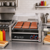 Thumbnail image #2 for Grill-Max 30SC 30 Hot Dog Roller Grill with Duratec Coated Non-Stick Rollers