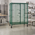 Thumbnail image #2 for EagleGard Mobile Wire Security Cage with Lockable Dual Doors and Casters, 39-1/4 in. W x 27-1/4 in. D x 69 in. H