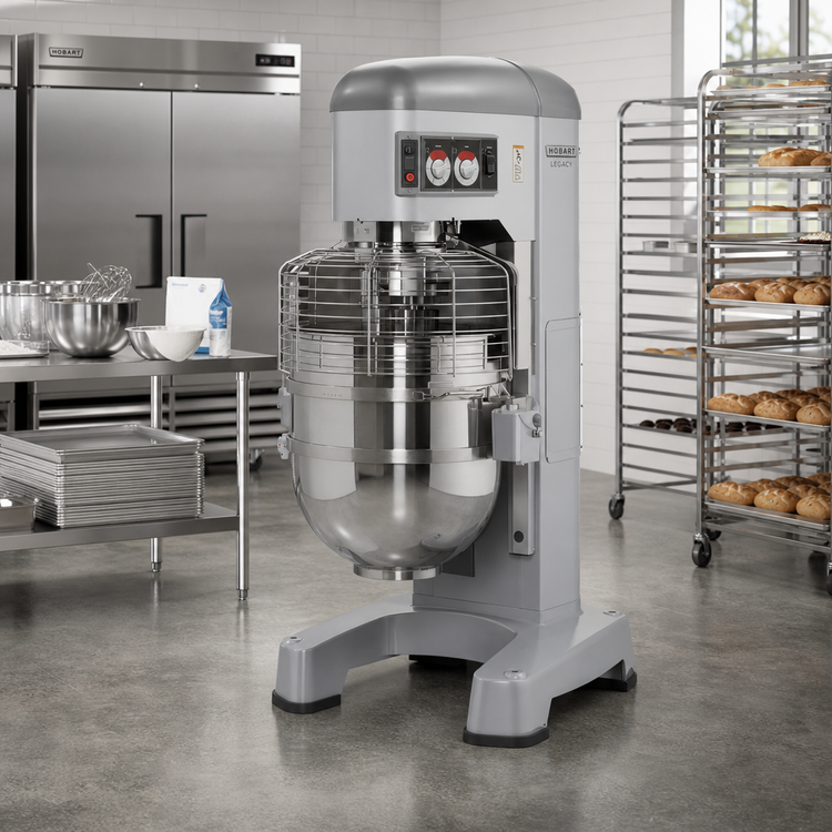 Product image #2 for Hobart Legacy+ 140-Quart Heavy-Duty Floor Planetary Mixer with Standard Accessory Package