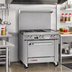 Thumbnail image #2 for Southbend S-Series 36-Inch Gas Restaurant Range with 1/2-Inch Thermostatic Griddle and Cabinet Base