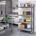 Thumbnail image #2 for Cambro Camshelving Elements XTRA 4-Tier Vented Stationary Add-On Polymer Shelving Unit, 30W x 21D x 72H