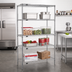 Thumbnail image #2 for Eagle Redi-Pak 4-Tier Stationary Wire Shelving Unit, 36 x 24 x 74 Inches, Chrome Finish