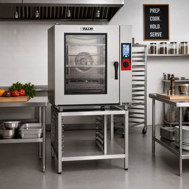 Product image #2 for Vulcan TCM-102E-480 Touch Combi Multi 10-Level Full-Size Boilerless Electric Combi Oven