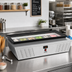 Thumbnail image #3 for KoolMore 45-Inch Countertop 6-Pan Ice Cream Display Freezer with Glass Top