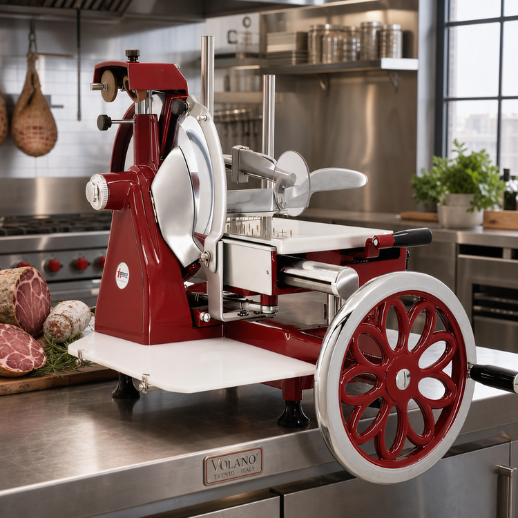Product image #2 for Volano Trento 14-Inch Manual Flywheel Meat Slicer