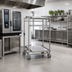 Thumbnail image #2 for RATIONAL Combi-Duo Height-Adjustable Transport Trolley for Full-Size Mobile Racks