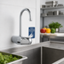 Thumbnail image #2 for T&S Brass ChekPoint Electronic Sensor Touchless Wall-Mount Gooseneck Faucet, 4-1/8-Inch Spread, 1.0 GPM